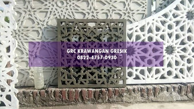 Harga GRC Krawangan Per M2 di Gresik Jawa Timur
