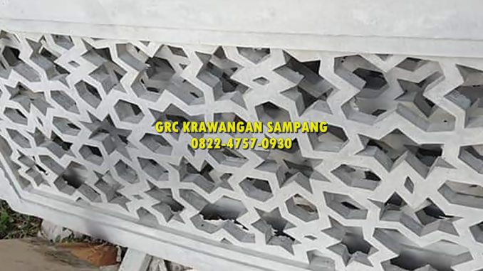 Harga GRC Krawangan Per M2 di Sampang Madura Jawa Timur