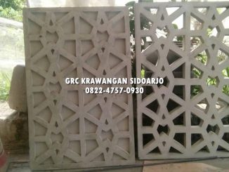 Harga GRC Krawangan Per M2 di Sidoarjo Jawa Timur