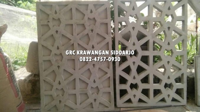Harga GRC Krawangan Per M2 di Sidoarjo Jawa Timur